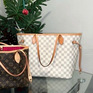 Louis vuitton neverfull MM damier azur